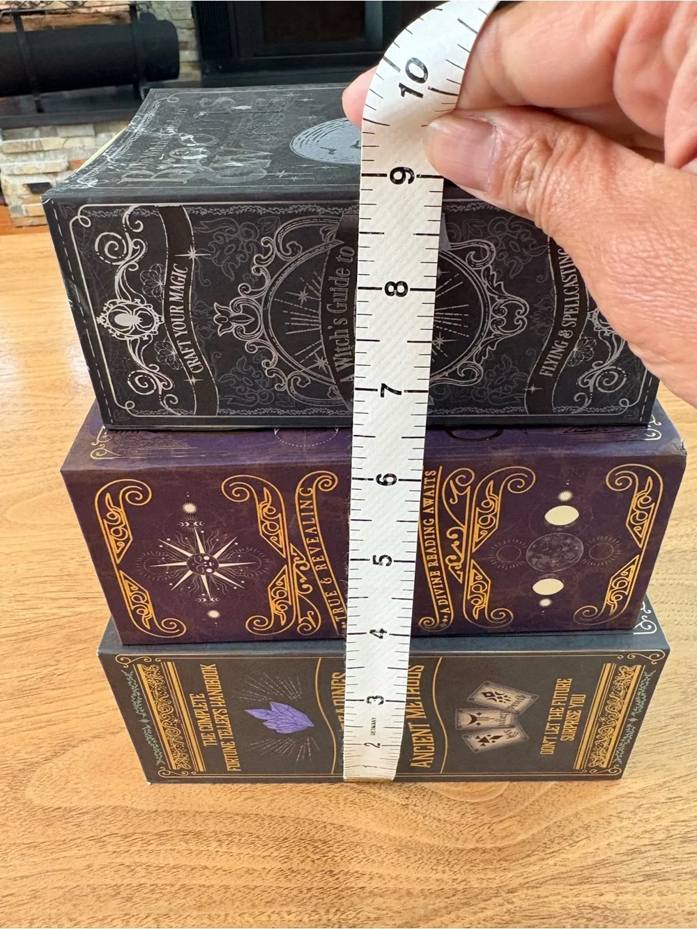 Trio of gift boxes